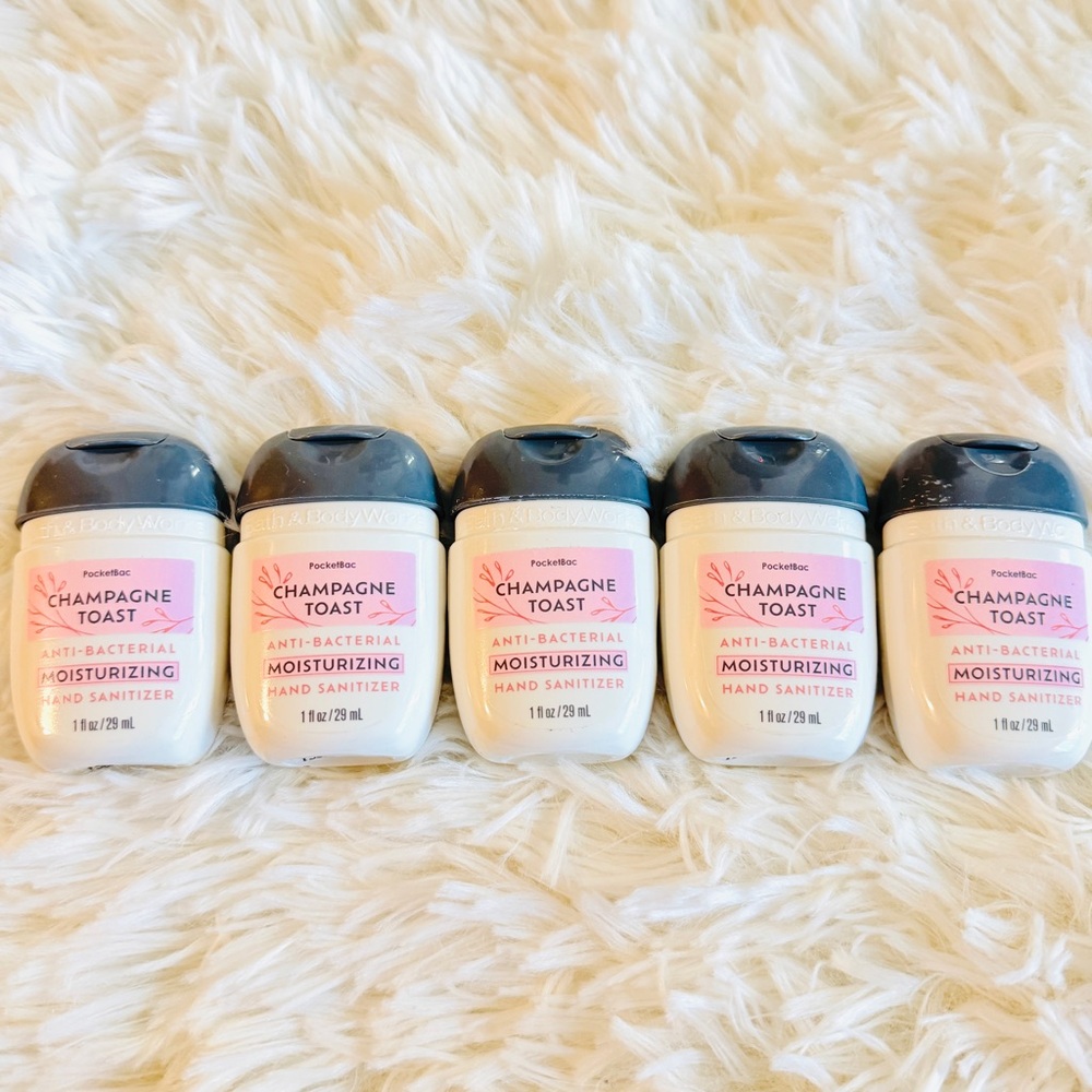 Bath & Body Works PocketBac Hand Sanitizers — Pink & Black (5 Pack)